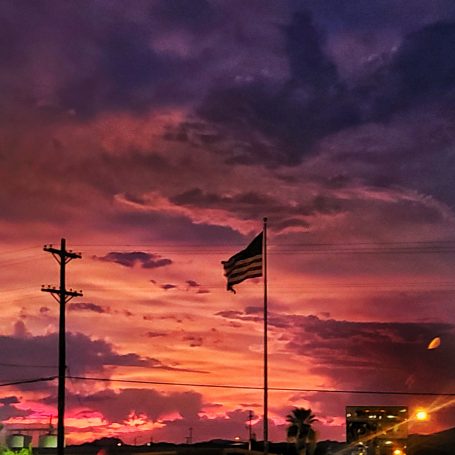 Sunset in Parker Arizona